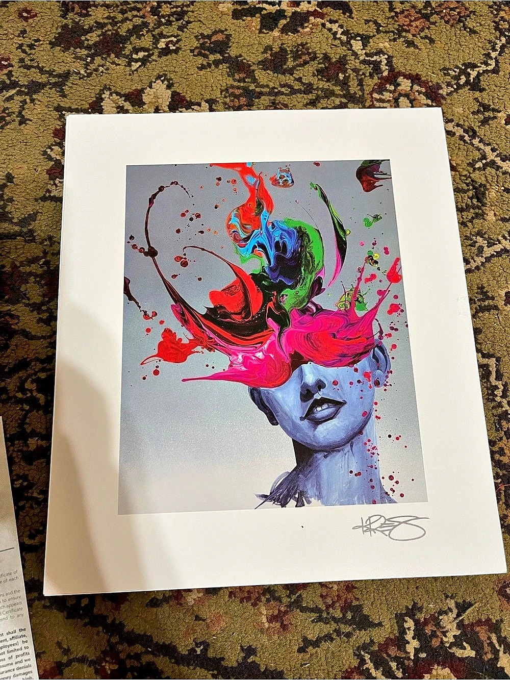 Park West Kre8 “Clarity” Abstract Art